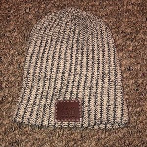 Love Your Melon Black and Grey Speckled Beanie